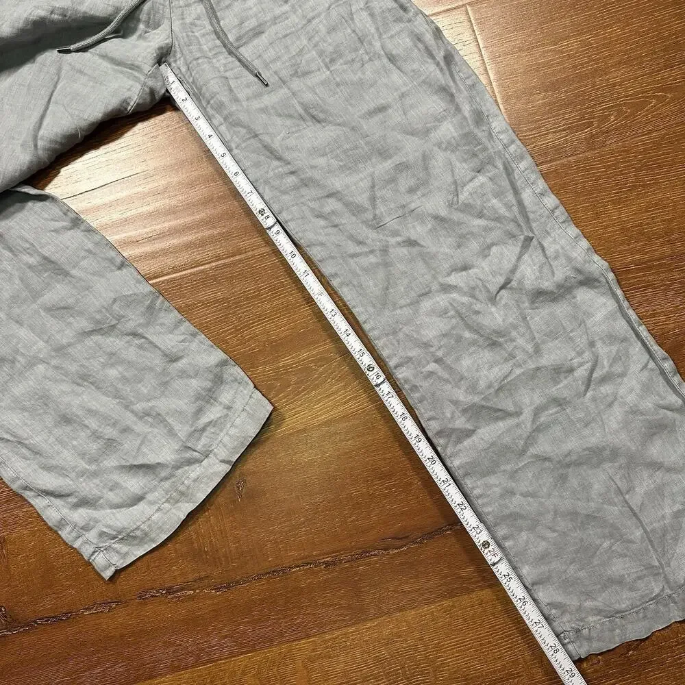 James Perse Wide Leg Pants Womens 1 S Gray Wide Leg Relaxed Fit Contemporary